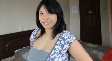 Chubby Asian girl pleasures a visiting sex tourist in POV mod