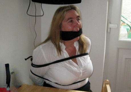 Compilation of amateur women having their boobs exposed while in bondage