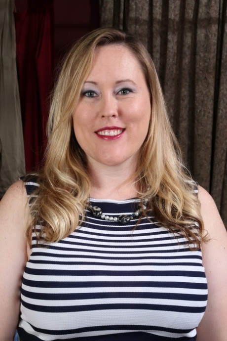 Chubby Blonde Mature