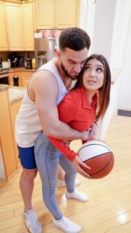 Latina Violet Gems gets her coochie pounded by her stepbro Peter Green