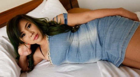 Petite amateur babe Ann F flaunts her chubby body & gets rammed in POV action
